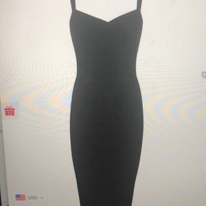 Knee length bandage dress